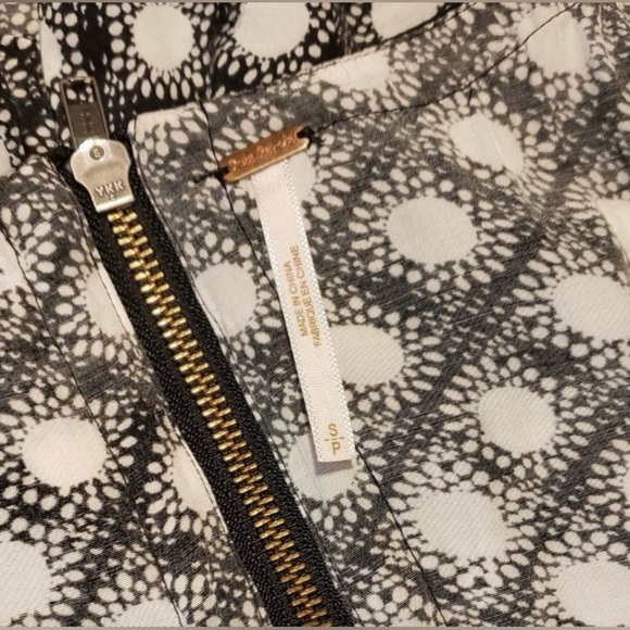 Free People Black and White Sleeveless Tank Top - Picture 4 of 11